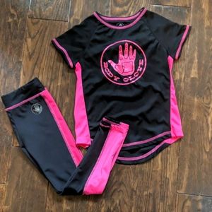 Body Glove Pink Black Bathing Set Size 6